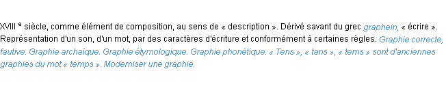 Définition graphie ACAD 1986