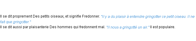 Définition gringotter ACAD 1798
