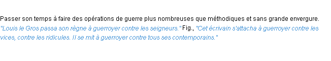 Définition guerroyer ACAD 1932
