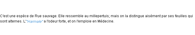 Définition harmale ACAD 1798