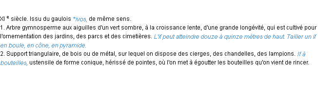 Définition if ACAD 1986