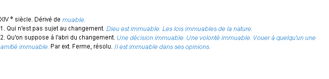 Définition immuable ACAD 1986