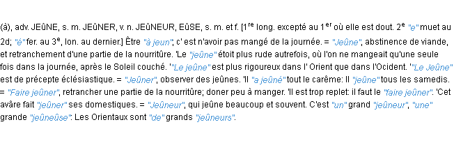 Définition jeun JF.Feraud
