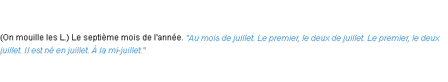 Définition juillet ACAD 1835