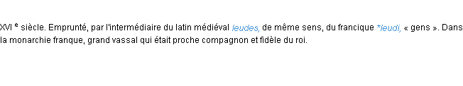 Définition leude ACAD 1986