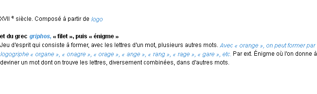 Définition logogriphe ACAD 1986
