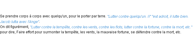 Définition lutter ACAD 1798