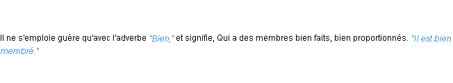 Définition membre ACAD 1835