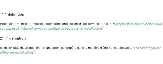 Définition modification ACAD 1835
