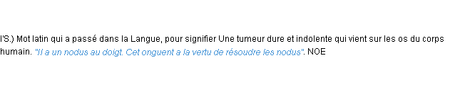 Définition nodus ACAD 1798
