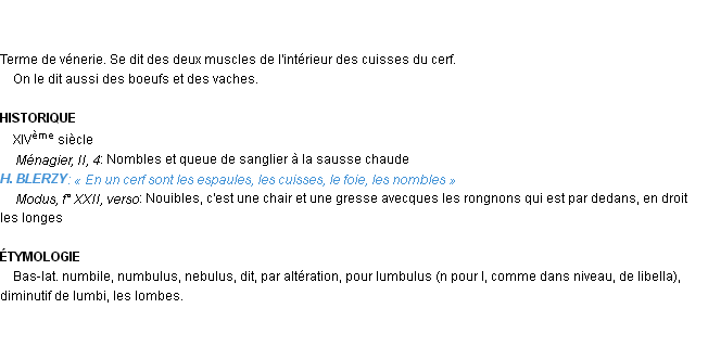 Définition nombles Emile Littré
