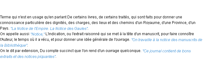 Définition notice ACAD 1798