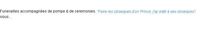 Définition obseques ACAD 1694