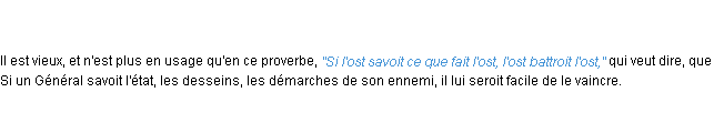 Définition ost ACAD 1798