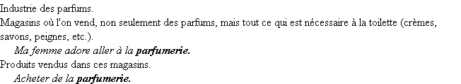 Définition parfumerie wiki