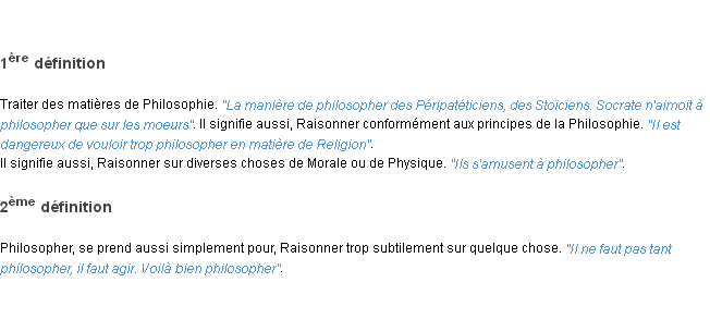 Définition philosopher ACAD 1798