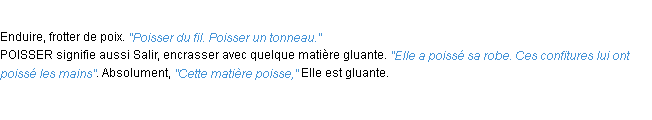 Définition poisser ACAD 1932