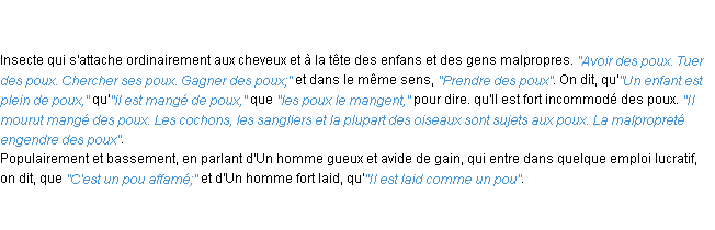 Définition pou ACAD 1798