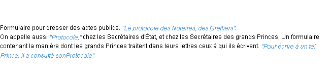 Définition protocole ACAD 1798