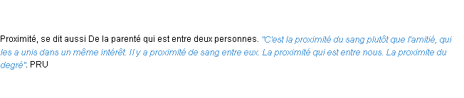 Définition proximite ACAD 1798