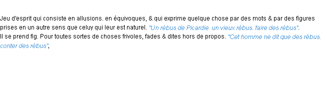 Définition rebus ACAD 1694
