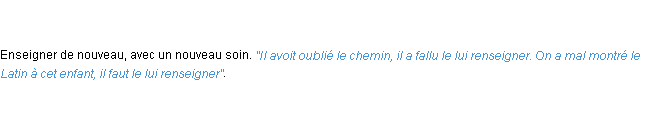 Définition renseigner ACAD 1798