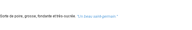 Définition saint-germain ACAD 1835