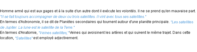 Définition satellite ACAD 1932