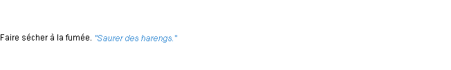 Définition saurer ACAD 1835