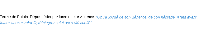 Définition spolier ACAD 1798