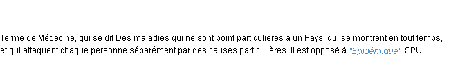 Définition sporadique ACAD 1798