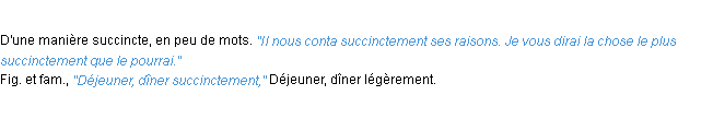 Définition succinctement ACAD 1932