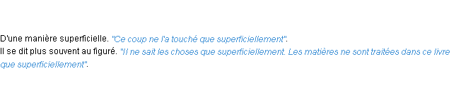 Définition superficiellement ACAD 1798