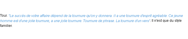Définition tournure ACAD 1798