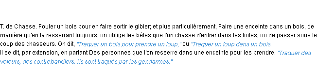 Définition traquer ACAD 1835