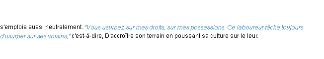 Définition usurper ACAD 1835