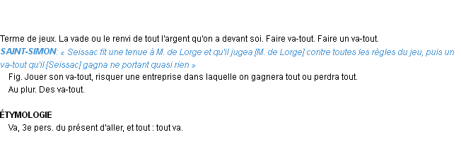 Définition va-tout Emile Littré