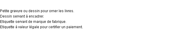 Définition vignette